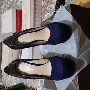 Enzo Angiolini Baladeva Suede Platform Pumps